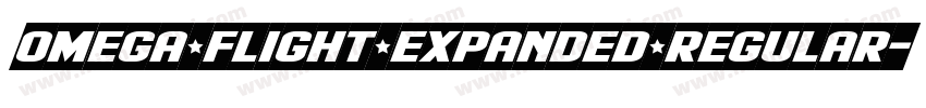 Omega Flight Expanded Regular字体转换